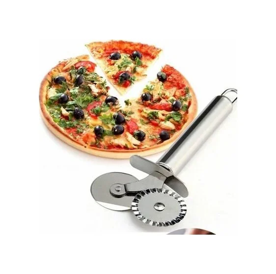 Çift Başlı Metal Pizza Kesici Ve Hamur Ruleti Diğer