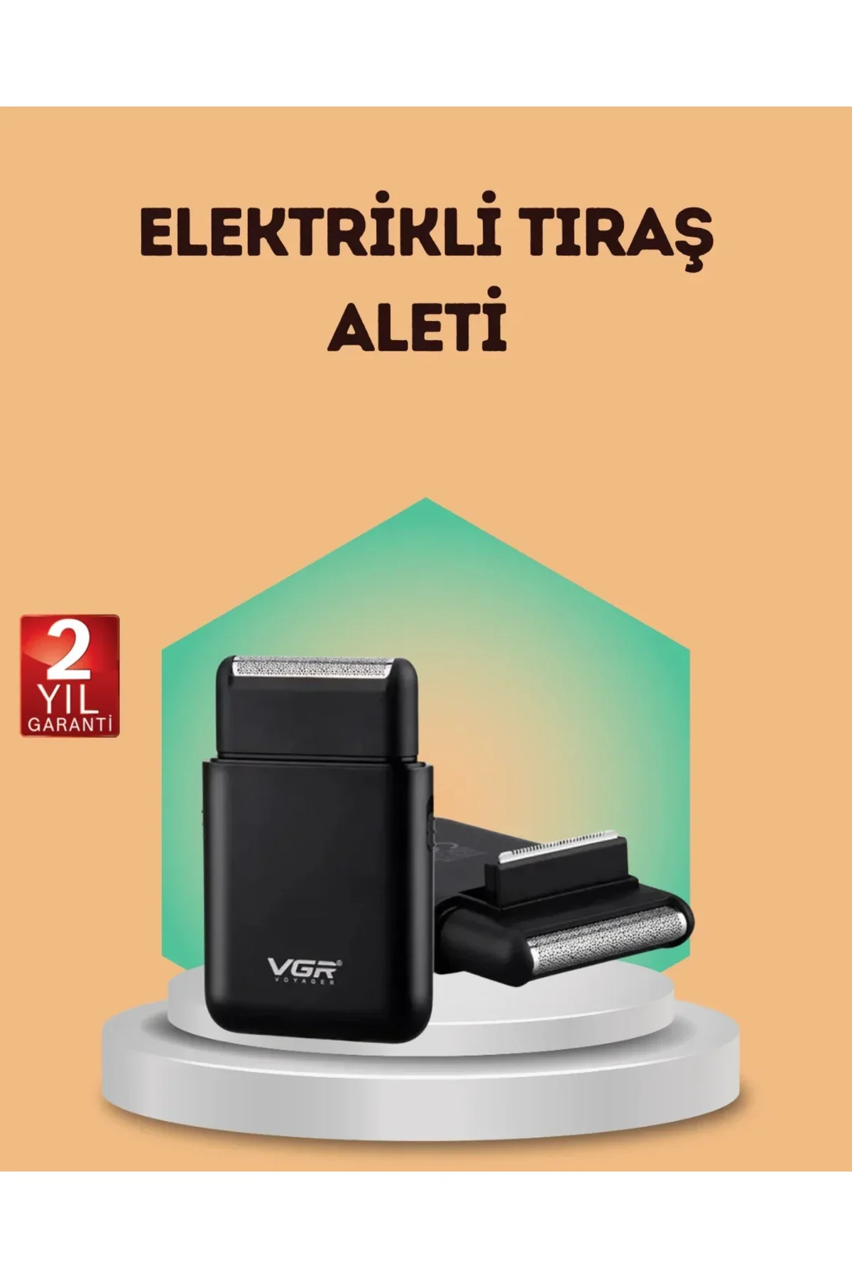 Çift Başlıklı Elektrikli Tıraş Makinesi | Suya Dayanıklı, Hafif ve Ergonomik Çift Başlıklı Elektrikli Tıraş Makinesi | Suya Dayanıklı, Hafif ve Ergonomik