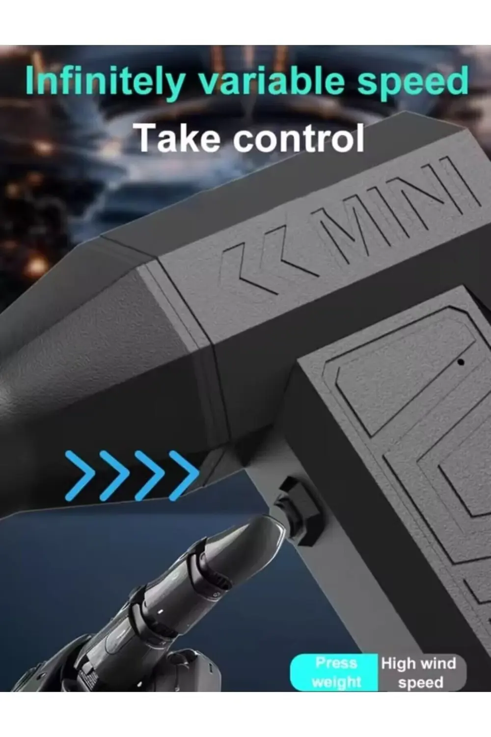 Çift Başlıklı Jet fanı | Mini Jet Fan | Super Power Turbo Fan | 1