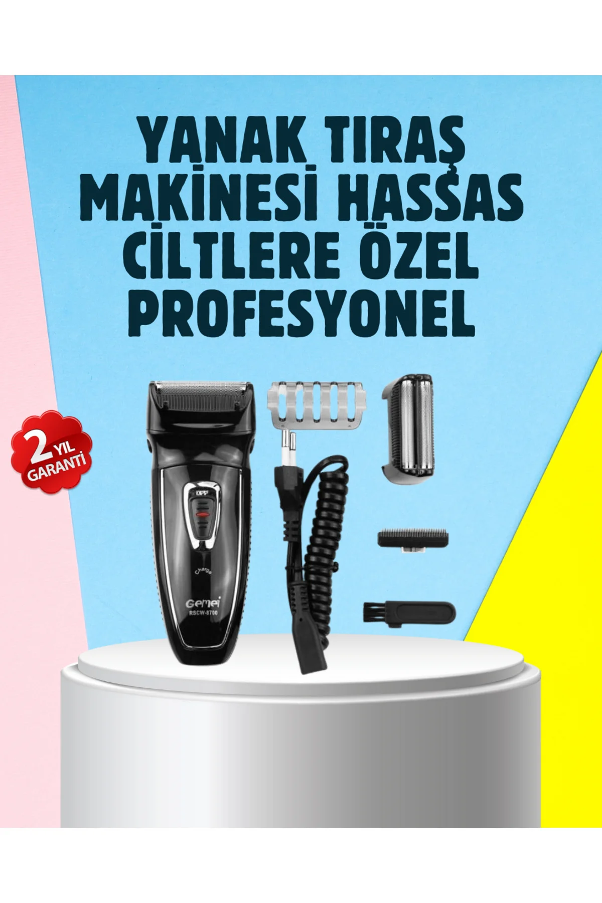 Çift Başlıklı Taşınabilir Tıraş Cihazı Çift Başlıklı Taşınabilir Tıraş Cihazı