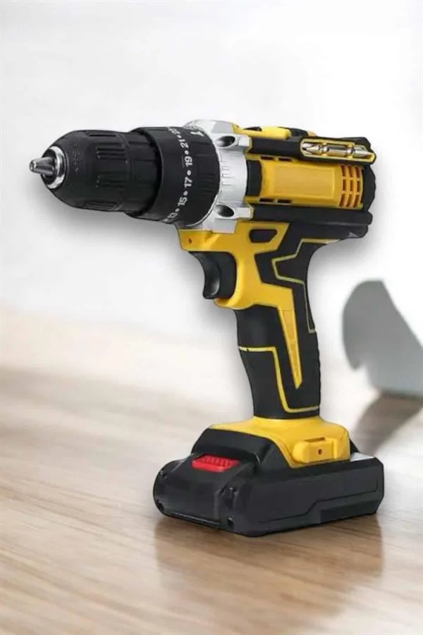 Çift Bataryalı Metal Dişli Darbeli Şarjlı Matkap Seti 24W Güç ve 24 Parça Aksesuar Çift Bataryalı Metal Dişli Darbeli Şarjlı Matkap Seti 24W Güç ve 24 Parça Aksesuar