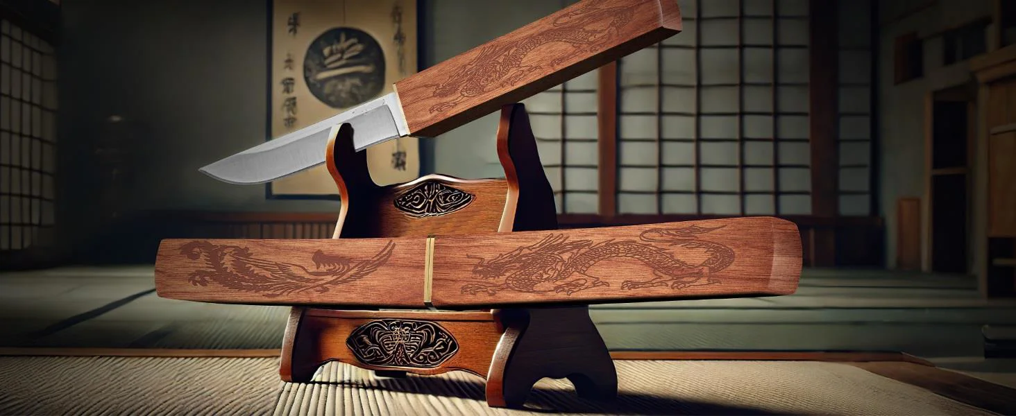 Çift Bıçak Tanto Ejder M390 Çelik
