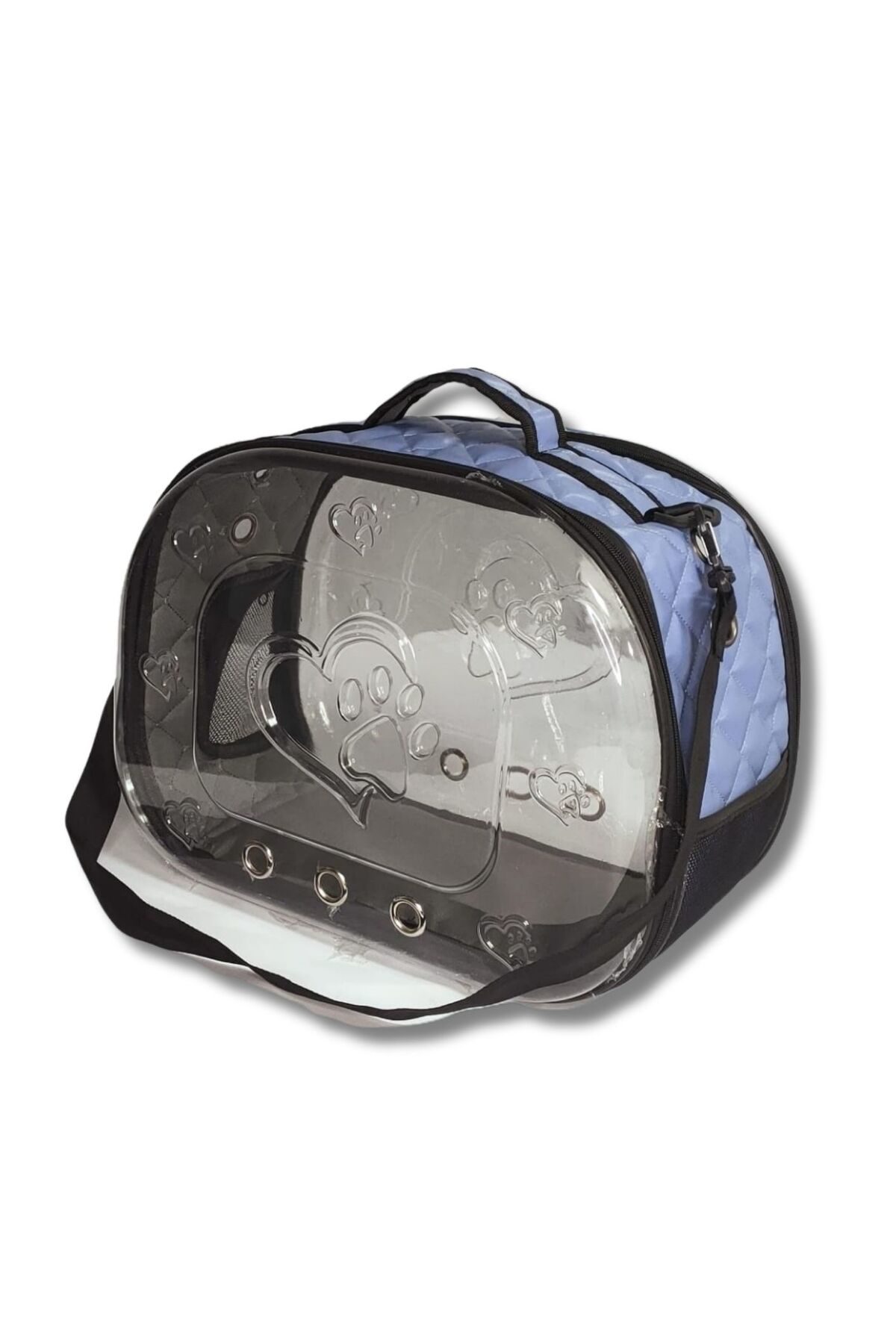 Hobi Çift Cam Elips Kedi Köpek Taşıma Çantası - Şeffaf Yan Panelli, Ko Hobi Çift Cam Elips Kedi Köpek Taşıma Çantası - Şeffaf Yan Panelli, Ko