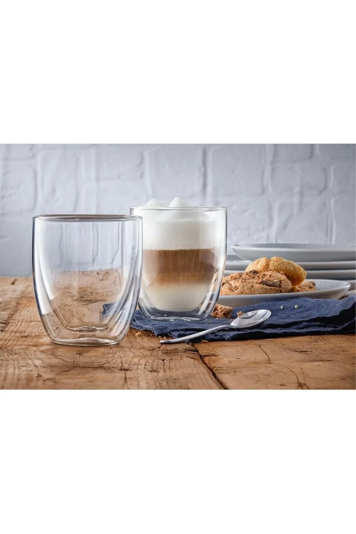 Çift Cidarlı 2'li Cappucino Bardağı Seti Çift Cidarlı 2'li Cappucino Bardağı Seti
