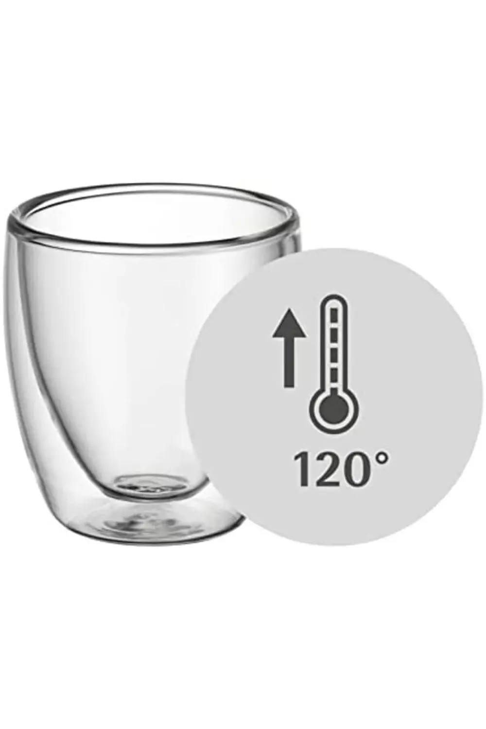 Çift Cidarlı 2'li Espresso Bardağı Seti 395519