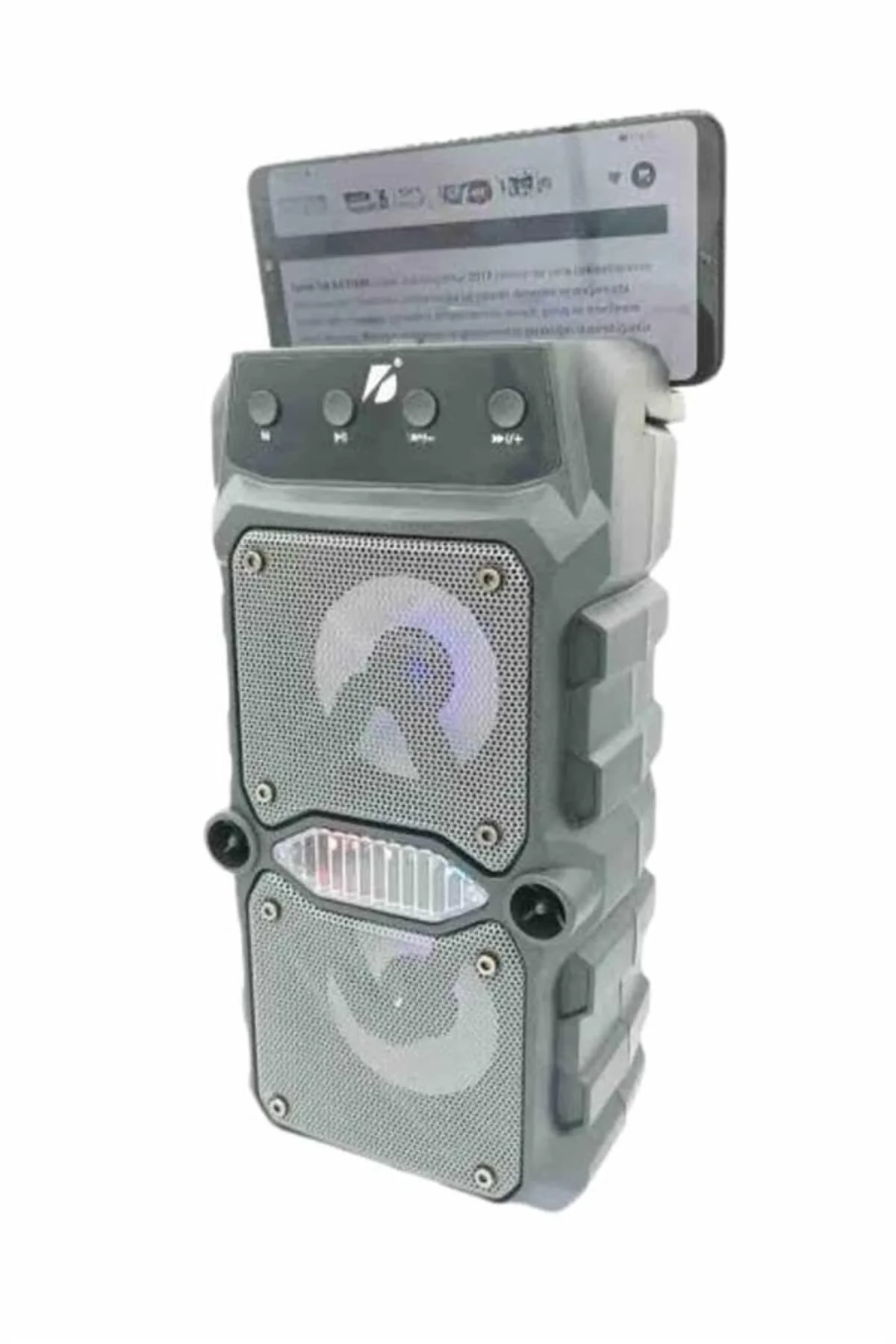 Çift Çıkışlı Güçlü Bataryalı Kablosuz Yüksek Ses Kaliteli Bluetooth Hoparlör Çift Çıkışlı Güçlü Bataryalı Kablosuz Yüksek Ses Kaliteli Bluetooth Hoparlör - Görsel 5