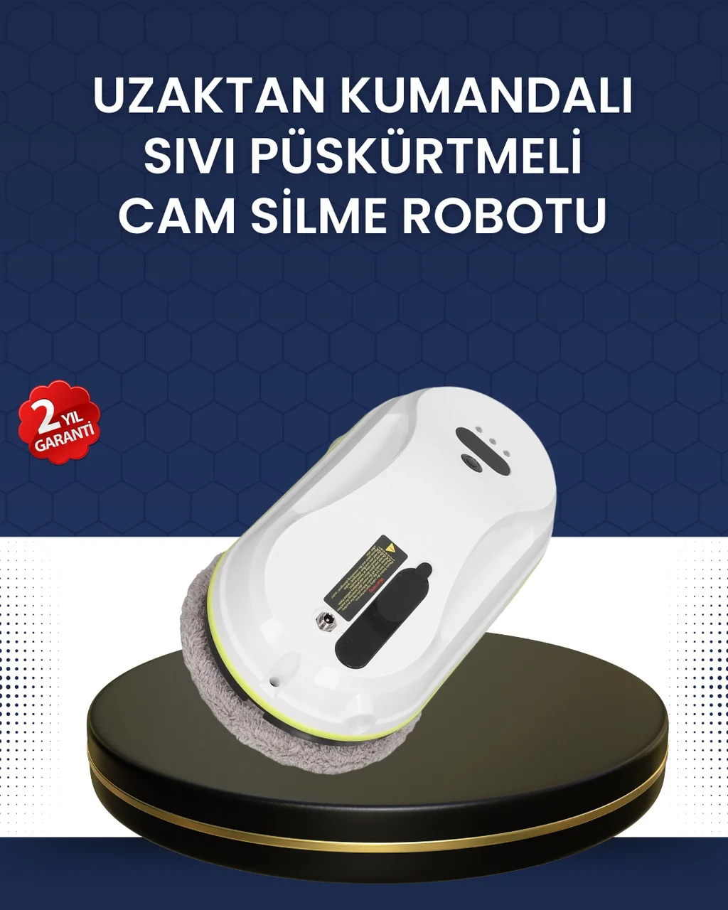 Çift Diskli Güvenli Otomatik Cam Silme Robotu Diğer