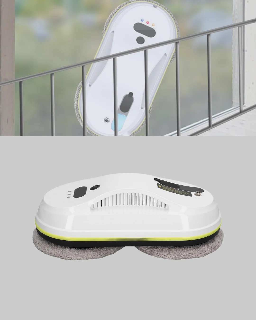 Çift Diskli Güvenli Otomatik Cam Silme Robotu
