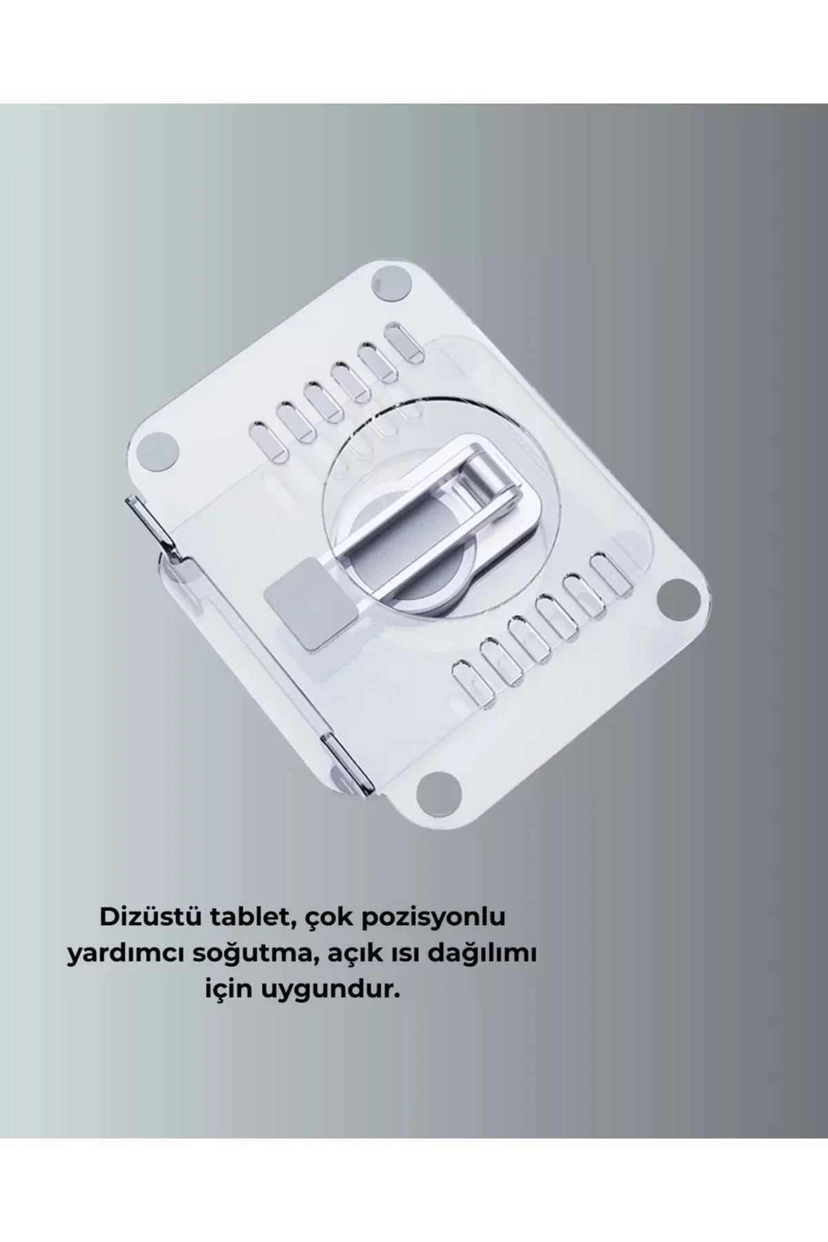 Çift Eksenli Ayarlanabilir Tablet Destek Standı Yeni Nesil Çift Eksenli Ayarlanabilir Tablet Destek Standı Yeni Nesil - Görsel 3