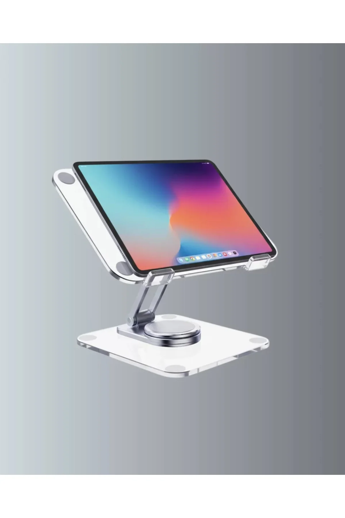 Çift Eksenli Ayarlanabilir Tablet Destek Standı Yeni Nesil Çift Eksenli Ayarlanabilir Tablet Destek Standı Yeni Nesil - Görsel 4
