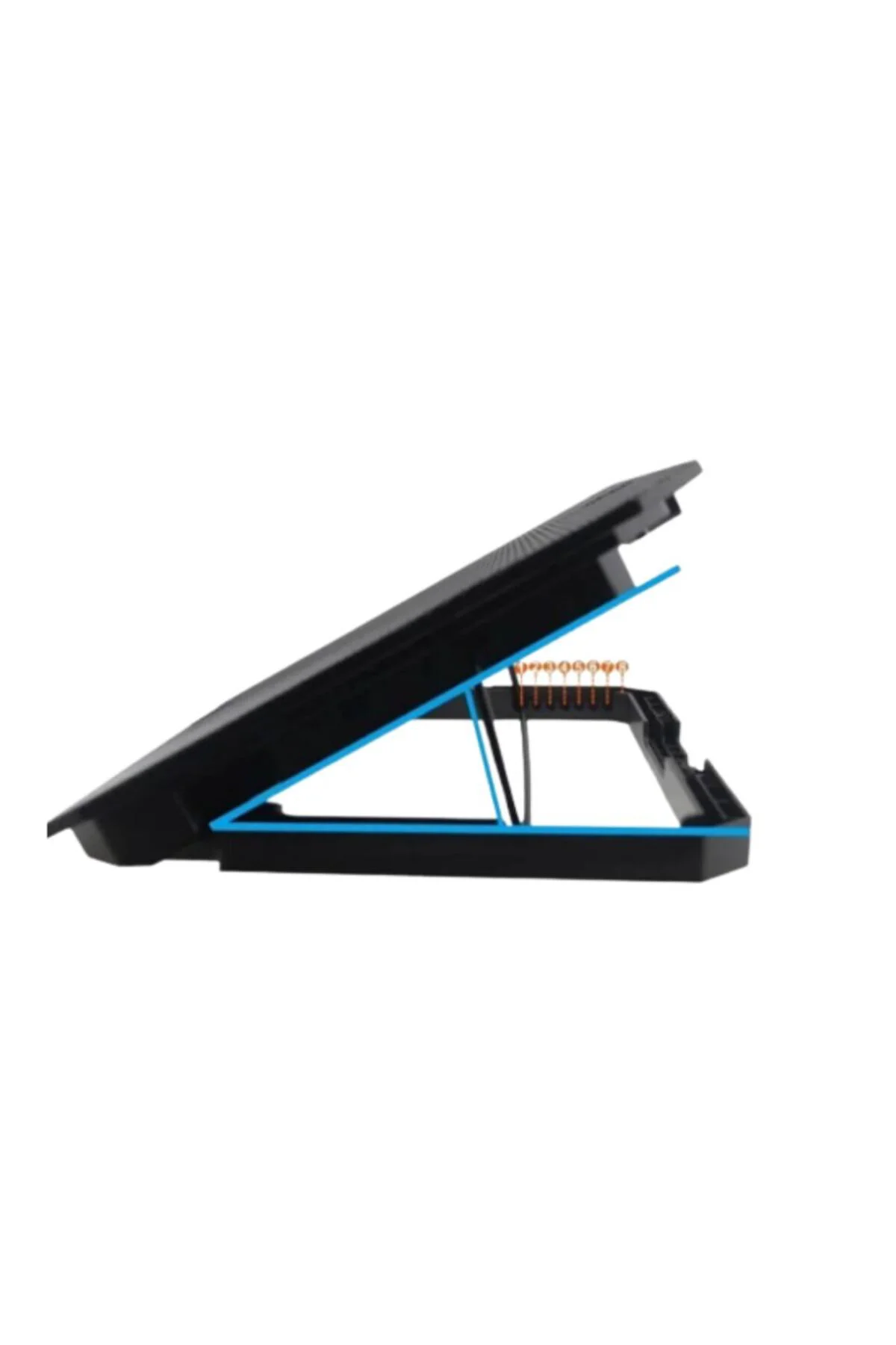 Çift Fanlı Sessiz Laptop Soğutucu 17 İnç Uyumlu Yükseltici Stand