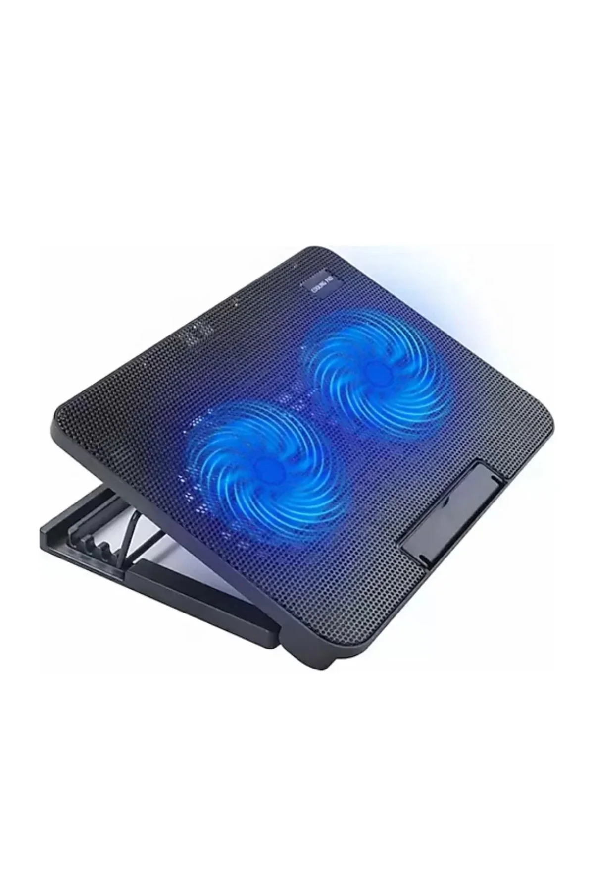 Çift Fanlı Sessiz Laptop Soğutucu 17 İnç Uyumlu Yükseltici Stand