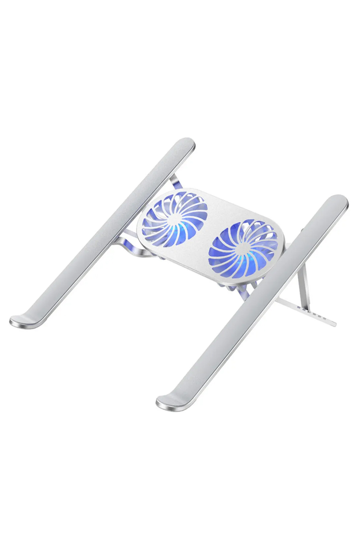 ÇİFT FANLI TAŞINABİLİR ALÜMİNYUM NOTEBOOK SOĞUTUCU STAND (4832)