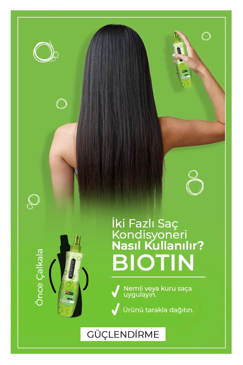 Çift Fazlı Fön Suyu Biotin 240 ml