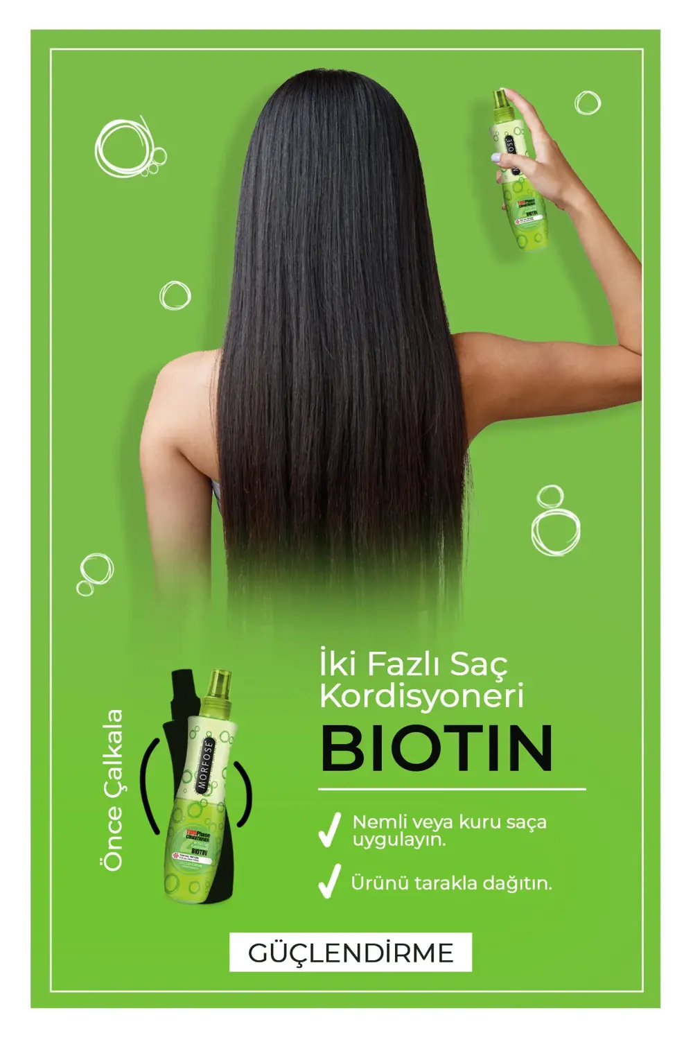 Çift Fazlı Fön Suyu Biotin 240 ml