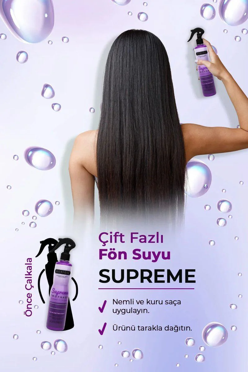Çift Fazlı Kondisyoner Fön Suyu 400 ML - Isı Korumalı Saç Besleyici Sprey Fiyatı, Yorumları ve Özellikleri