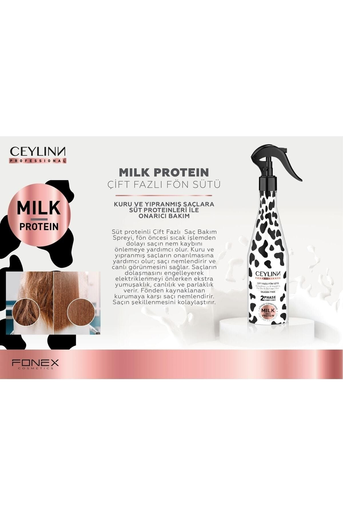 Ceylinn Çift Fazlı Nemlendirici Fön Sütü Suyu 400 Ml. ,,Scbkm230204