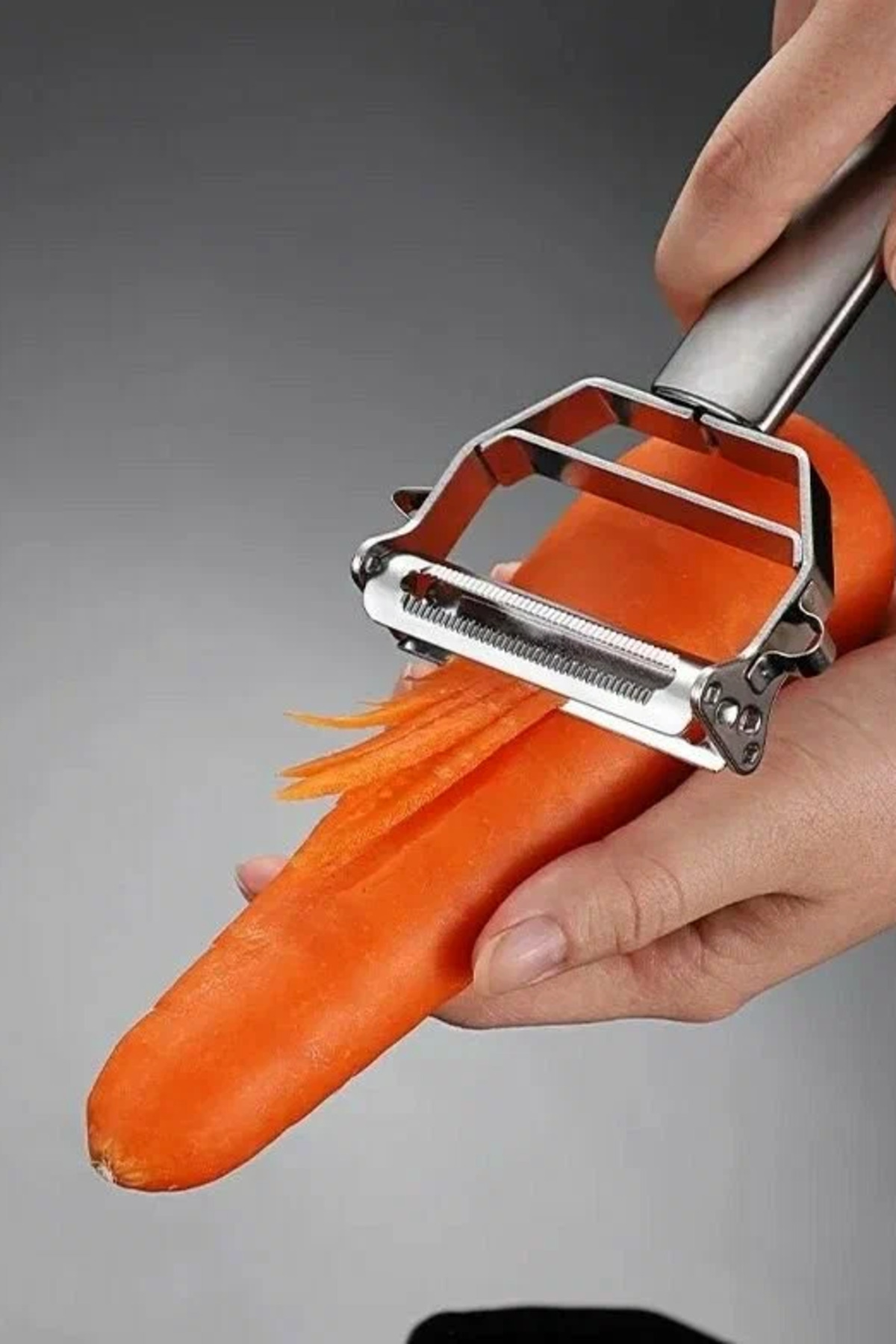 Çift Foksiyonlu Jülyen Meyve Sebze Soyacak Salatalık Havuç Elma K