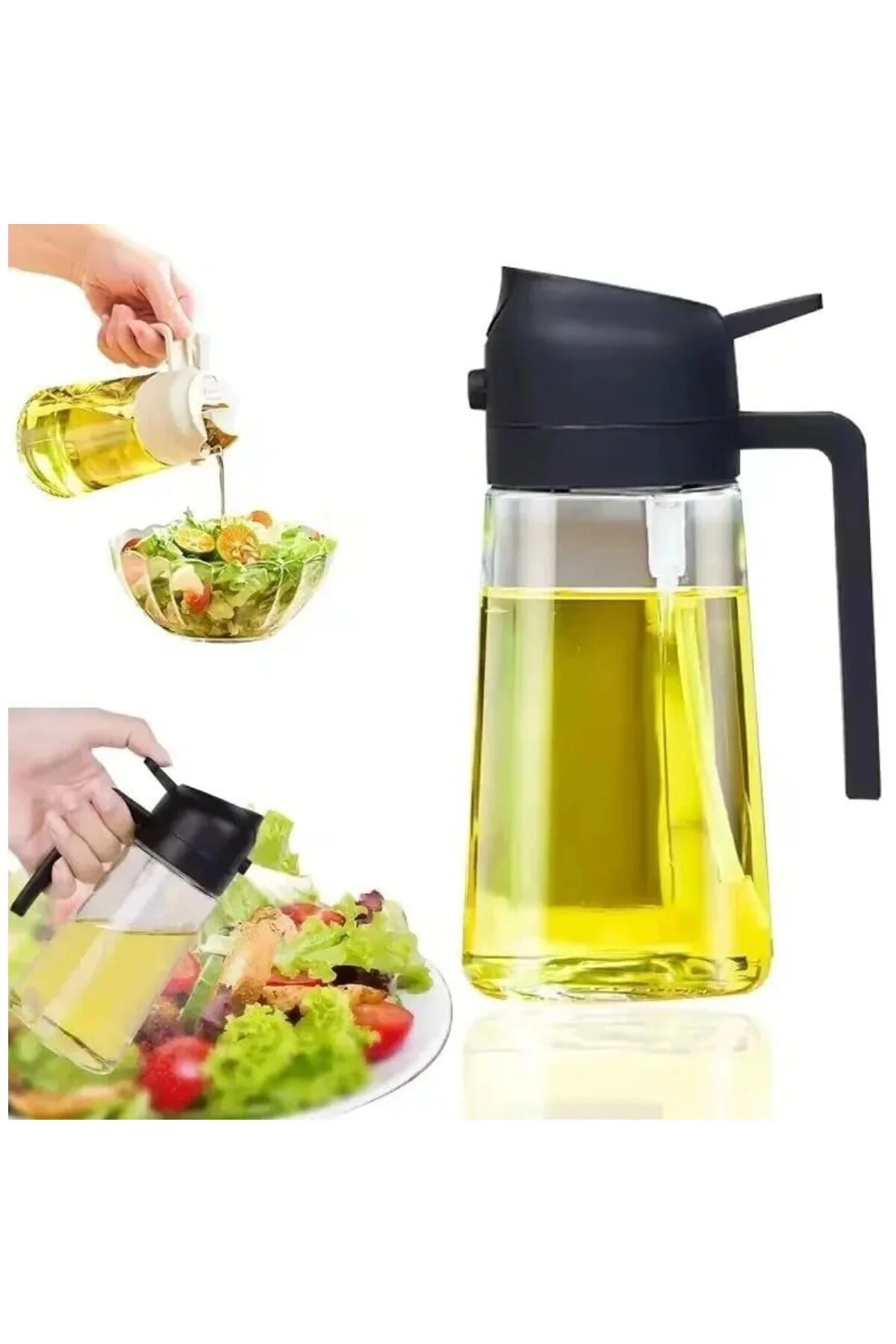 Çift Fonksiyonlu Yemek Yağı İçin Yağ Püskürtücü, Yağ Püskürtme Ve