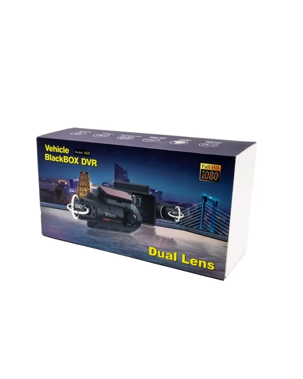 Çift Görüşlü Dashcam – Gece Görüşlü 1080P Araç İçi Güvenlik Kamerası