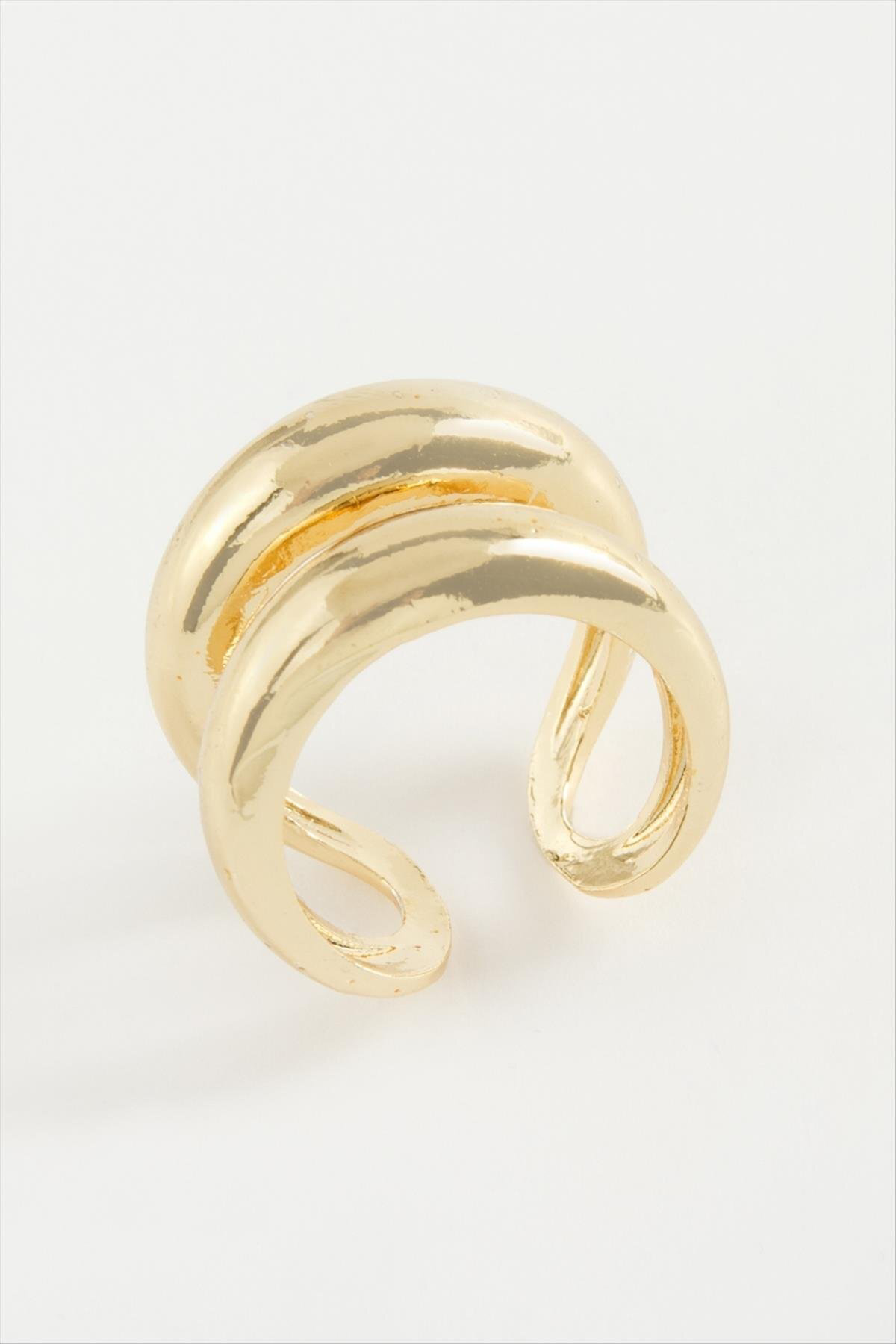 Çift Halka () Metal Yüzük-Sarı