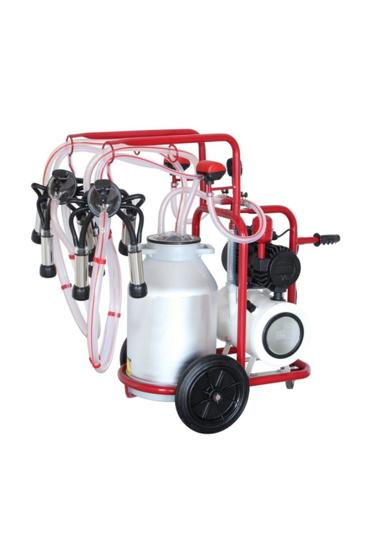 Çift Inek Süt Sağım Makinası 40lt Hava Tanklı