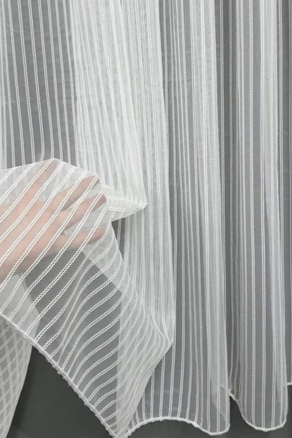 Özgün Perde Çift İplik Makarna Perde (1/2,5 Normal Pile)