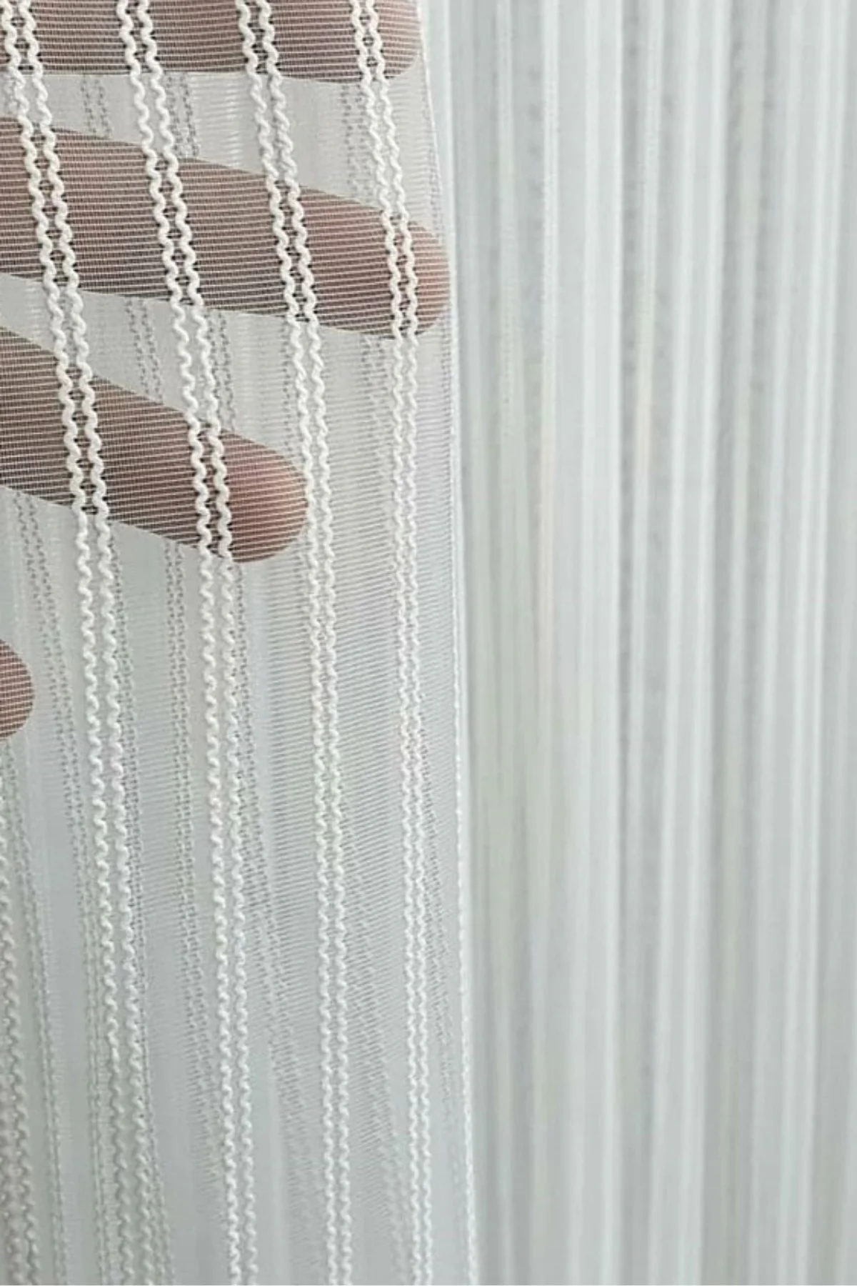 Çift İplik Makarna Perde (1/2,5 Normal Pile)