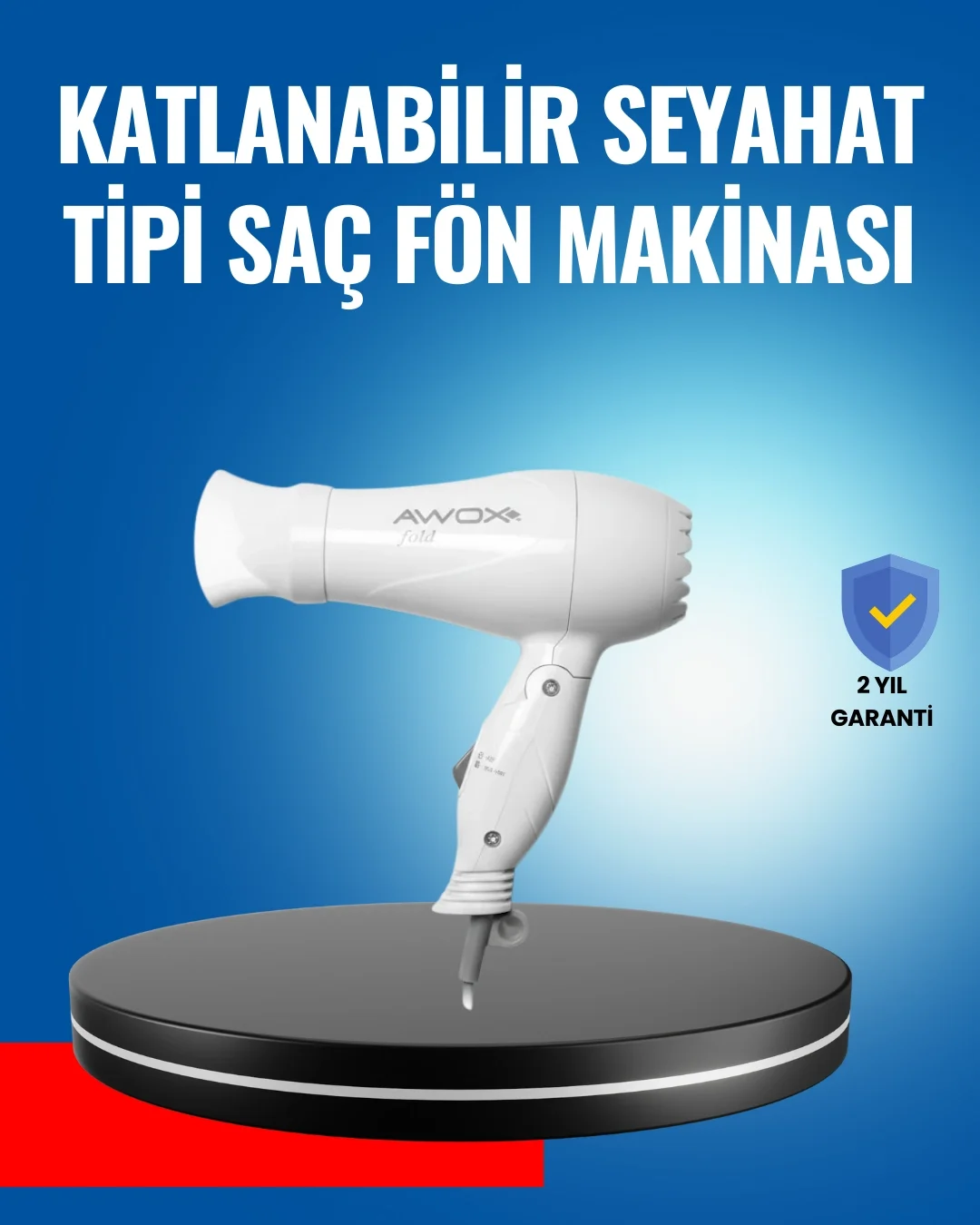 Çift Isı ve Hız Ayarlı Katlanabilir Saç Kurutma Makinesi Çift Isı ve Hız Ayarlı Katlanabilir Saç Kurutma Makinesi