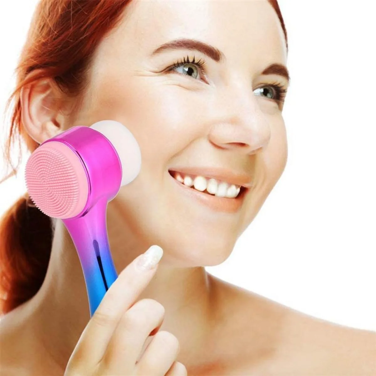 Çift İşlevli Renkli Cilt Yüz Temizleme Fırçası Peeling Masaj Etkili Gözenek Temizleyici Alet Bx40 Fiyatı, Yorumları ve Özellikleri