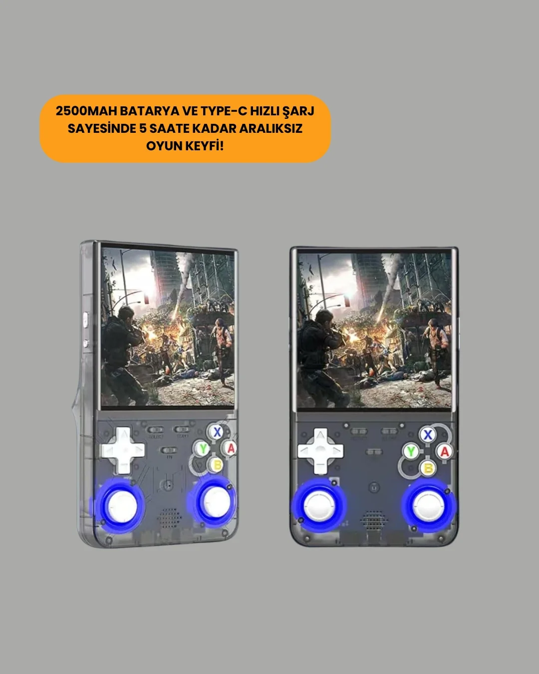 Çift Joystickli Retro Oyun Konsolu 2500mAh Bataryalı Fiyatı, Yorumları ve Özellikleri