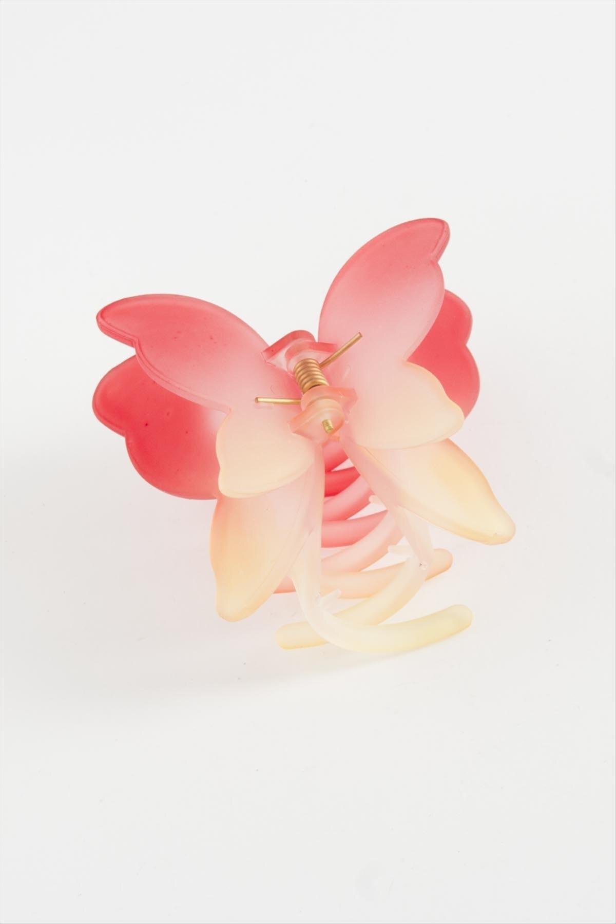 Çift Kanatlı Kelebek Mandal Toka 8 Cm