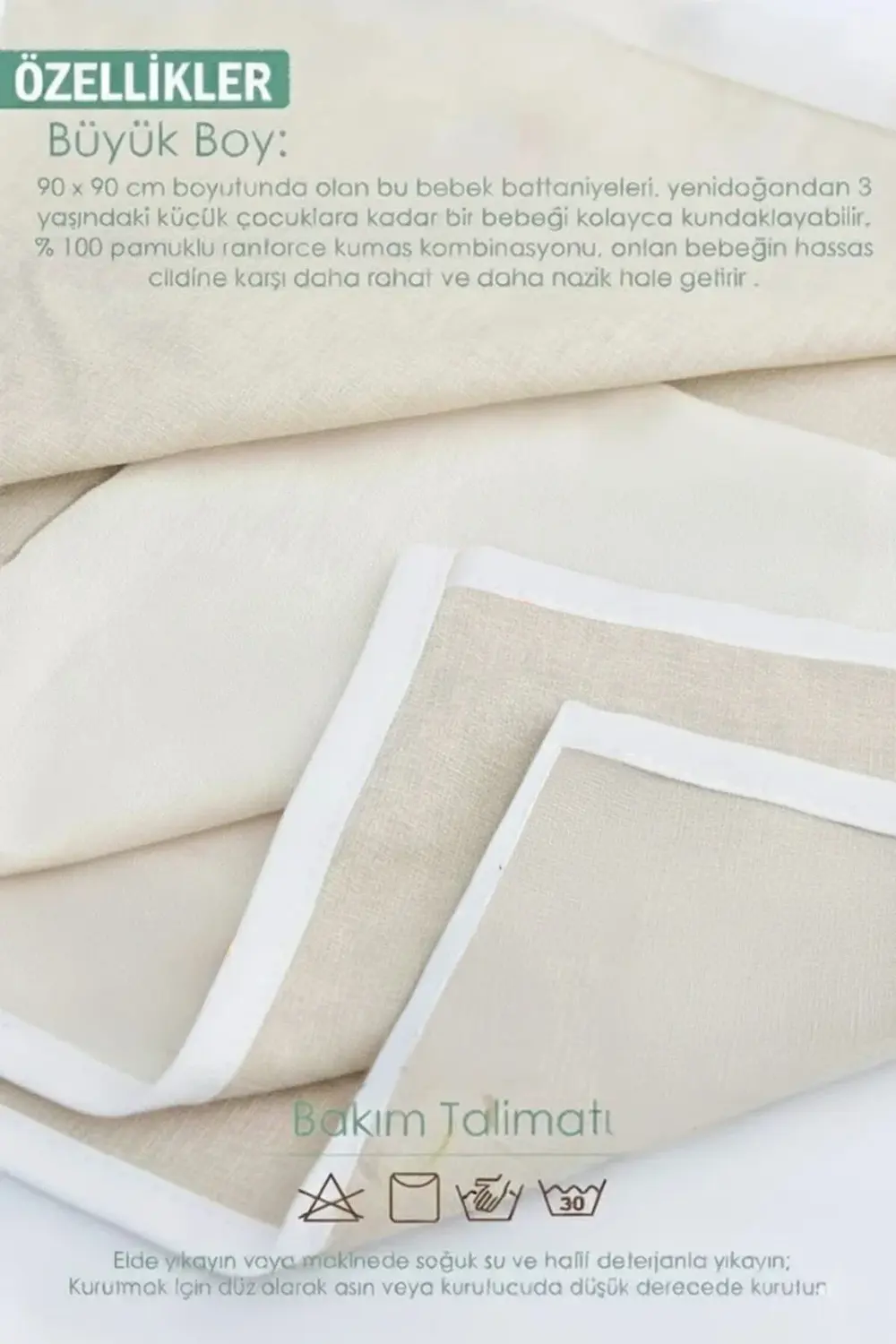 Çift Kat Bebek Pikesi, Yenidoğan Için Kundak Battaniye, Gökkuşağı