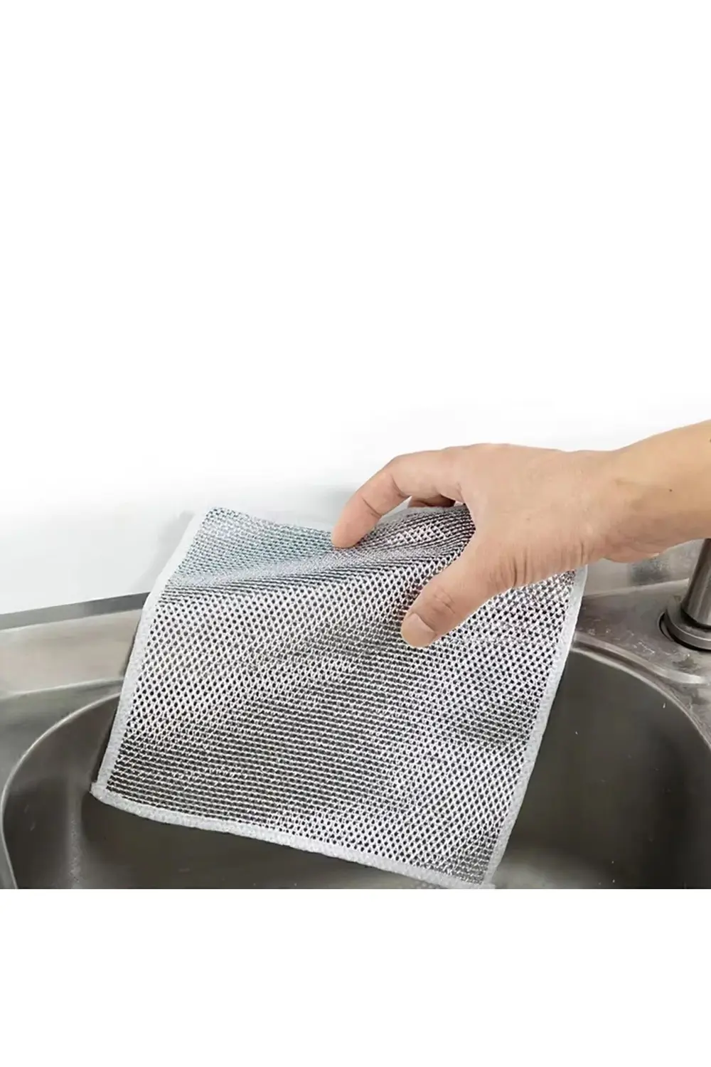 Çift Kat Ovma Teli - Hijyenik Bulaşık Teli - Çift Kat Bulaşık Tel