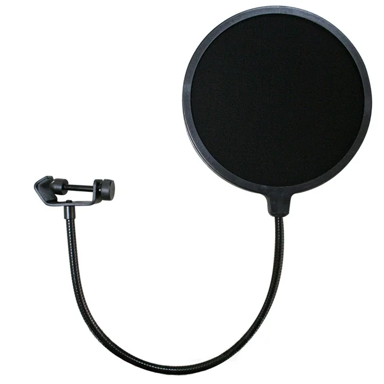 Çift Katmanlı Mikrofon Pop Filtresi 15 cm - Stüdyo Kayıt & YouTube