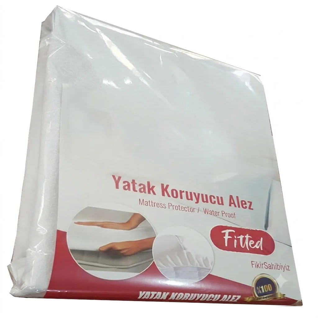 Çift Kişilik Alez 160x200 cm Fitted - Su Sıvı Geçirmez Tam Korumalı Lastikli Kaymaz Yıkanabilir Yatak Koruyucu Çift Kişilik Alez 160x200 cm Fitted - Su Sıvı Geçirmez Tam Korumalı Lastikli Kaymaz Yıkanabilir Yatak Koruyucu