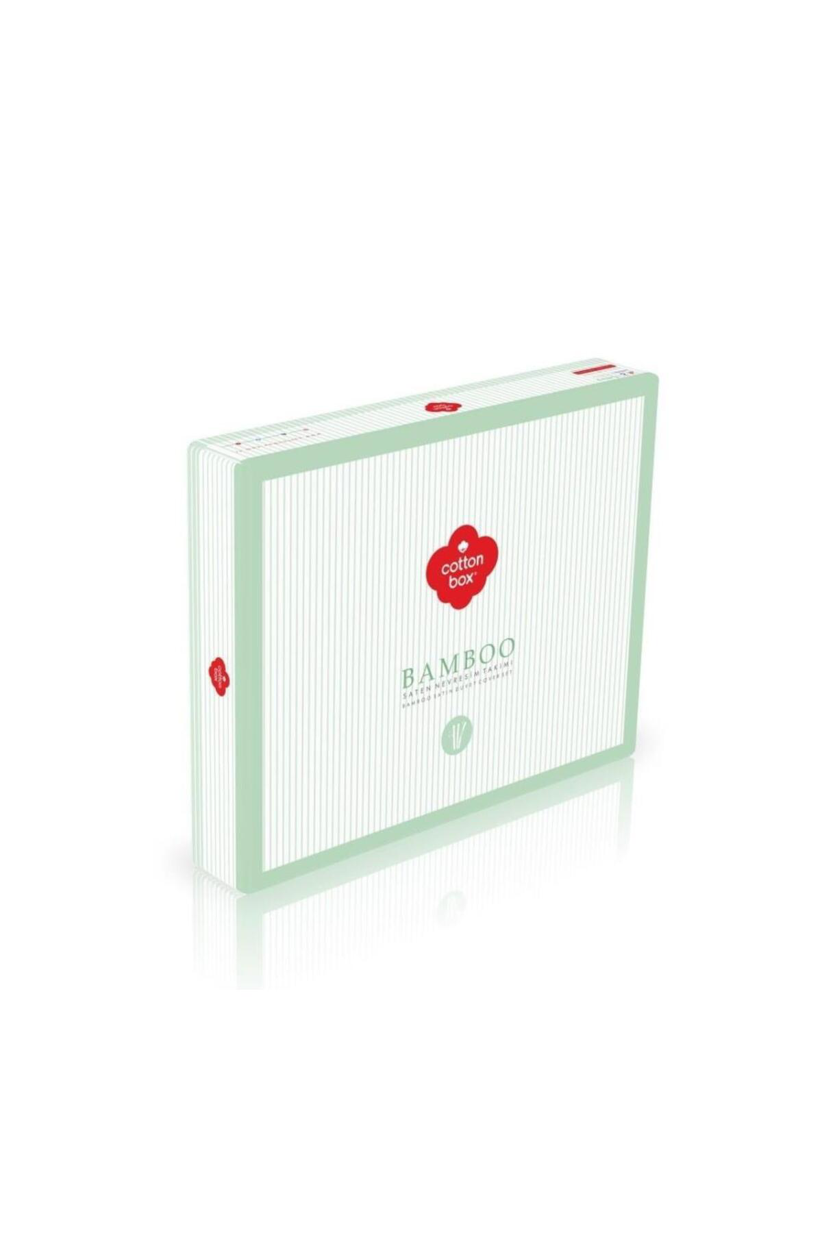 Bam's Çift Kişilik Bambu Saten Nevresim Takımı Bordo