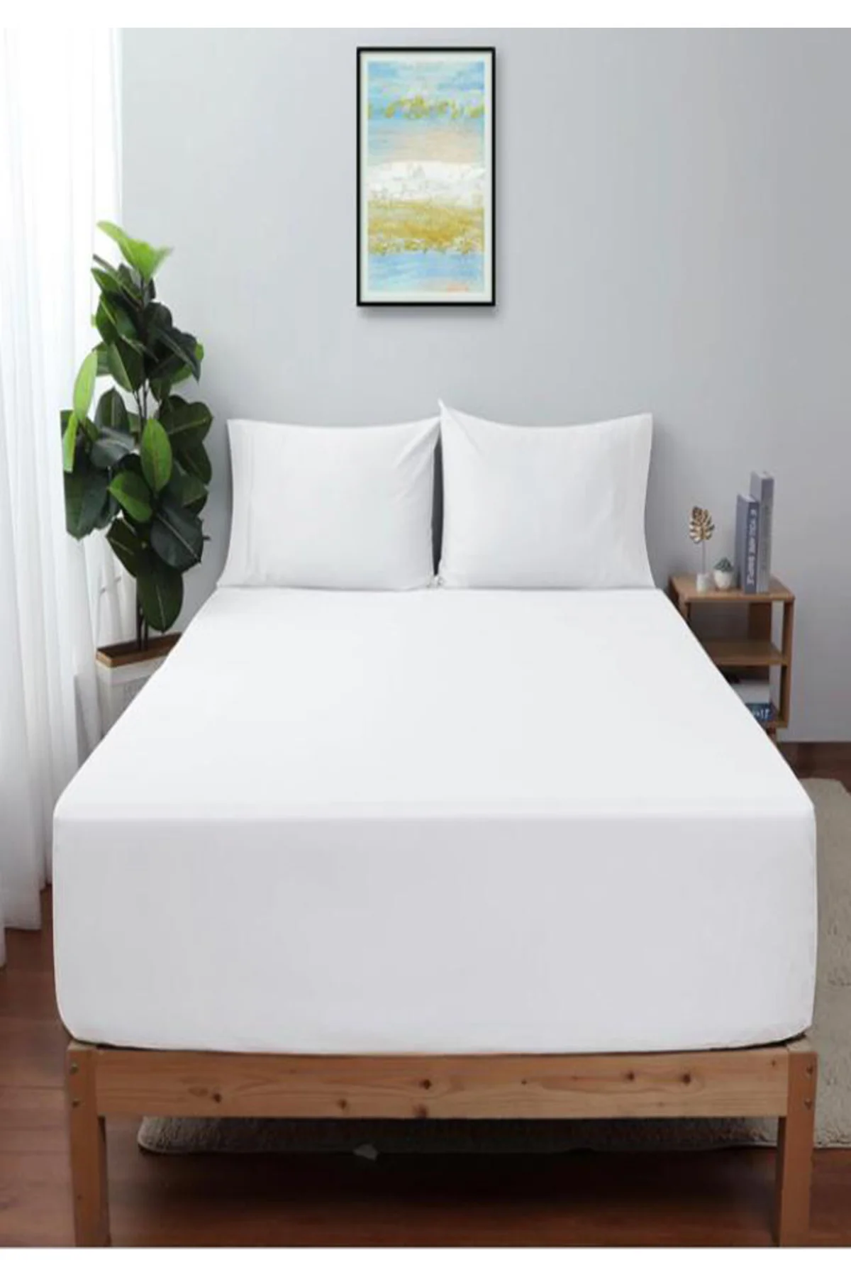 ÇİFT KİŞİLİK  ÇARŞAF TAKIMI -KING SIZE (200X200+40 CM+50X70 2 ADE