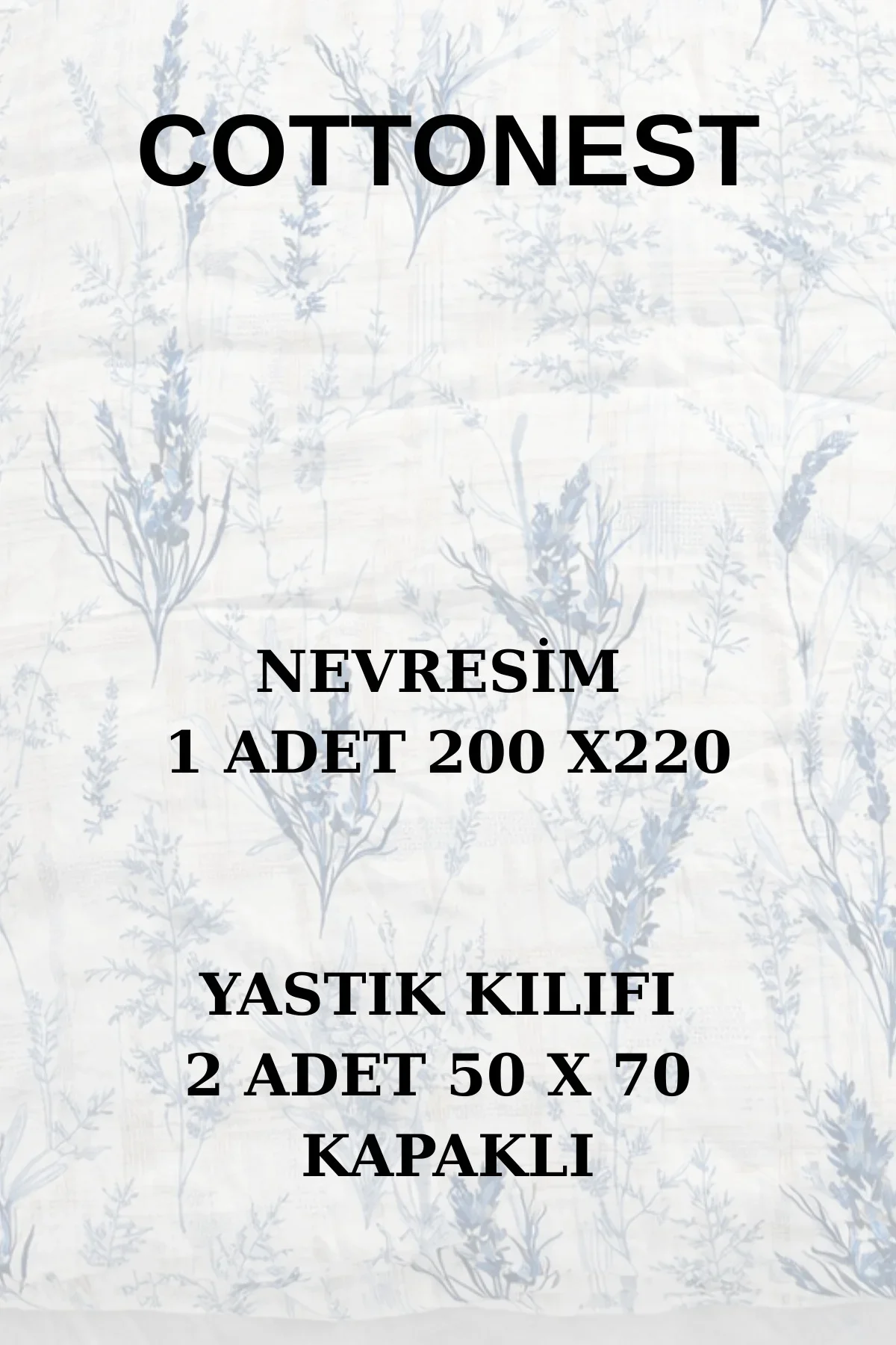 Çift Kişilik Desenli Pamuklu Nevresim Seti 200x220 cm | Yumuşak Dokulu Çeyizlik Nevresim Seti - Görsel 4