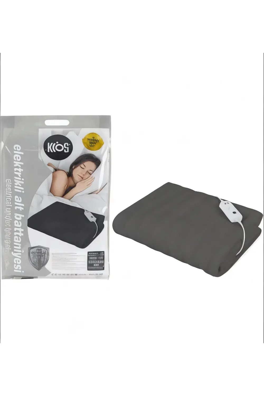 Çift Kişilik Elektrikli Battaniye 120x150 cm 2 Kademeli Isı Ayarl