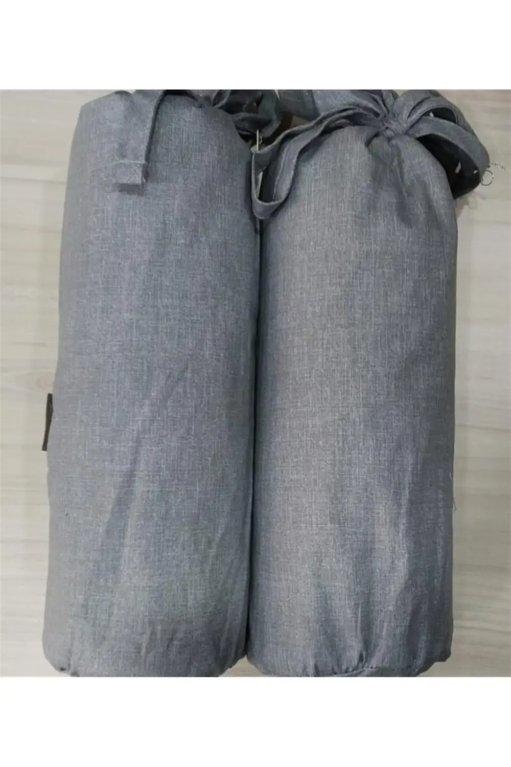 Çift Kişilik Fitted (LASTİKLİ) Çarşaf Seti Bazaar Teo Gri