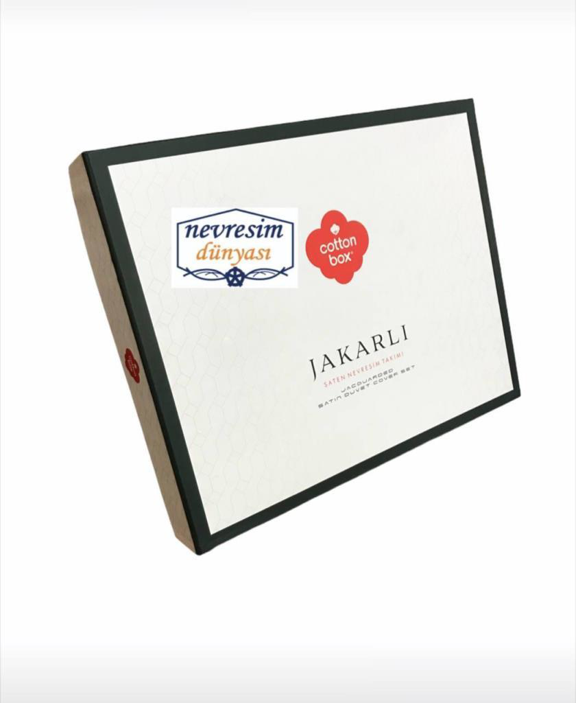 Çift Kişilik Jakarlı Saten Nevresim Takımı Hexa Yeşil Çift Kişilik Jakarlı Saten Nevresim Takımı Hexa Yeşil