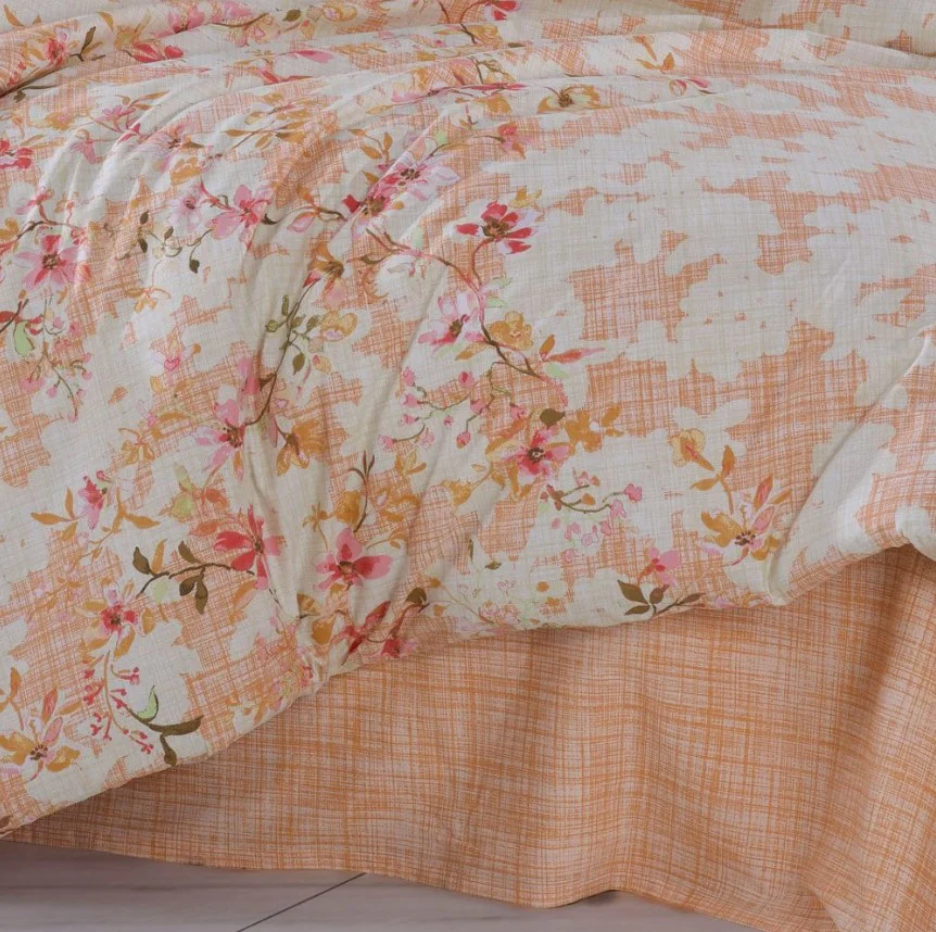 Çift Kişilik Poplin Nev Lily Somon