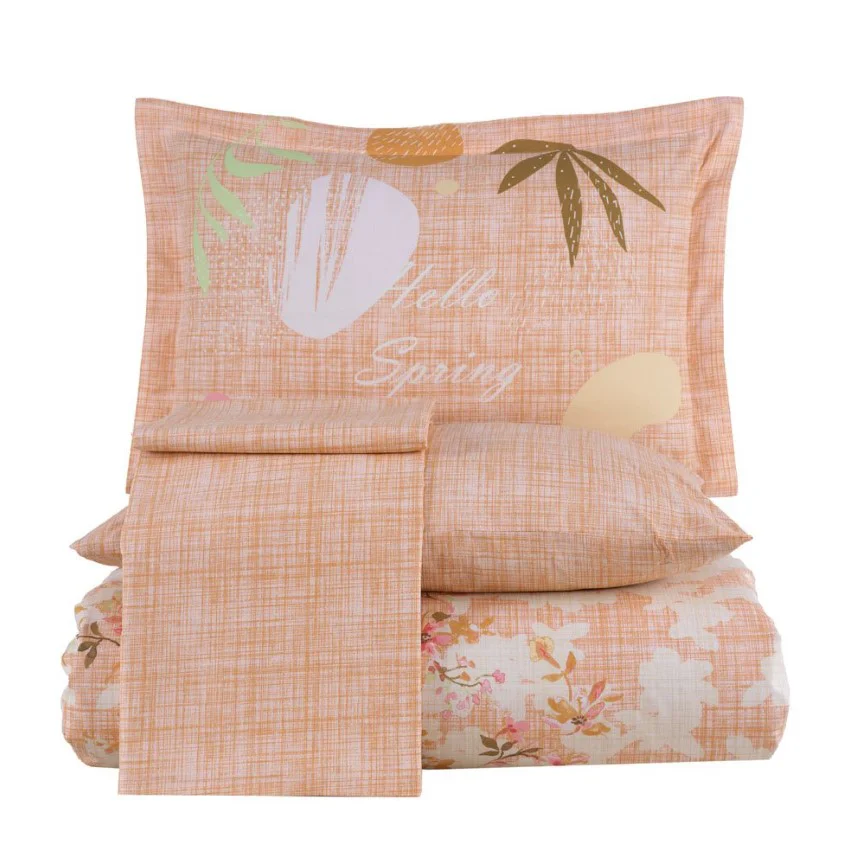Çift Kişilik Poplin Nev Lily Somon