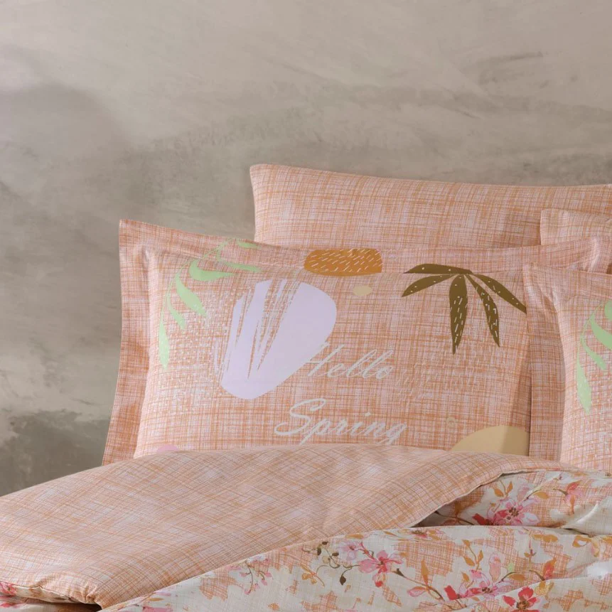Çift Kişilik Poplin Nev Lily Somon