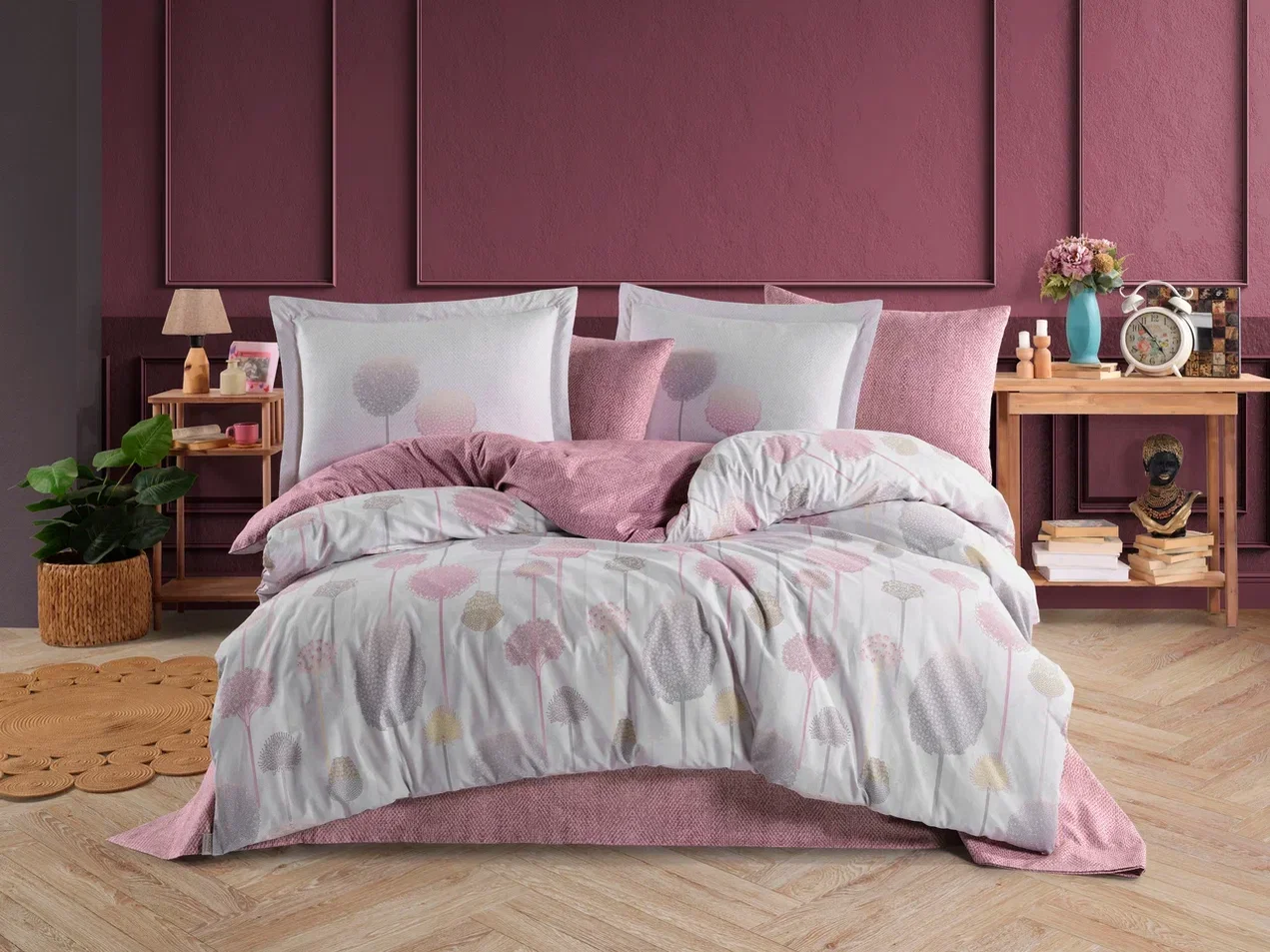 Çift Kişilik Poplin Nev Berina Diamond