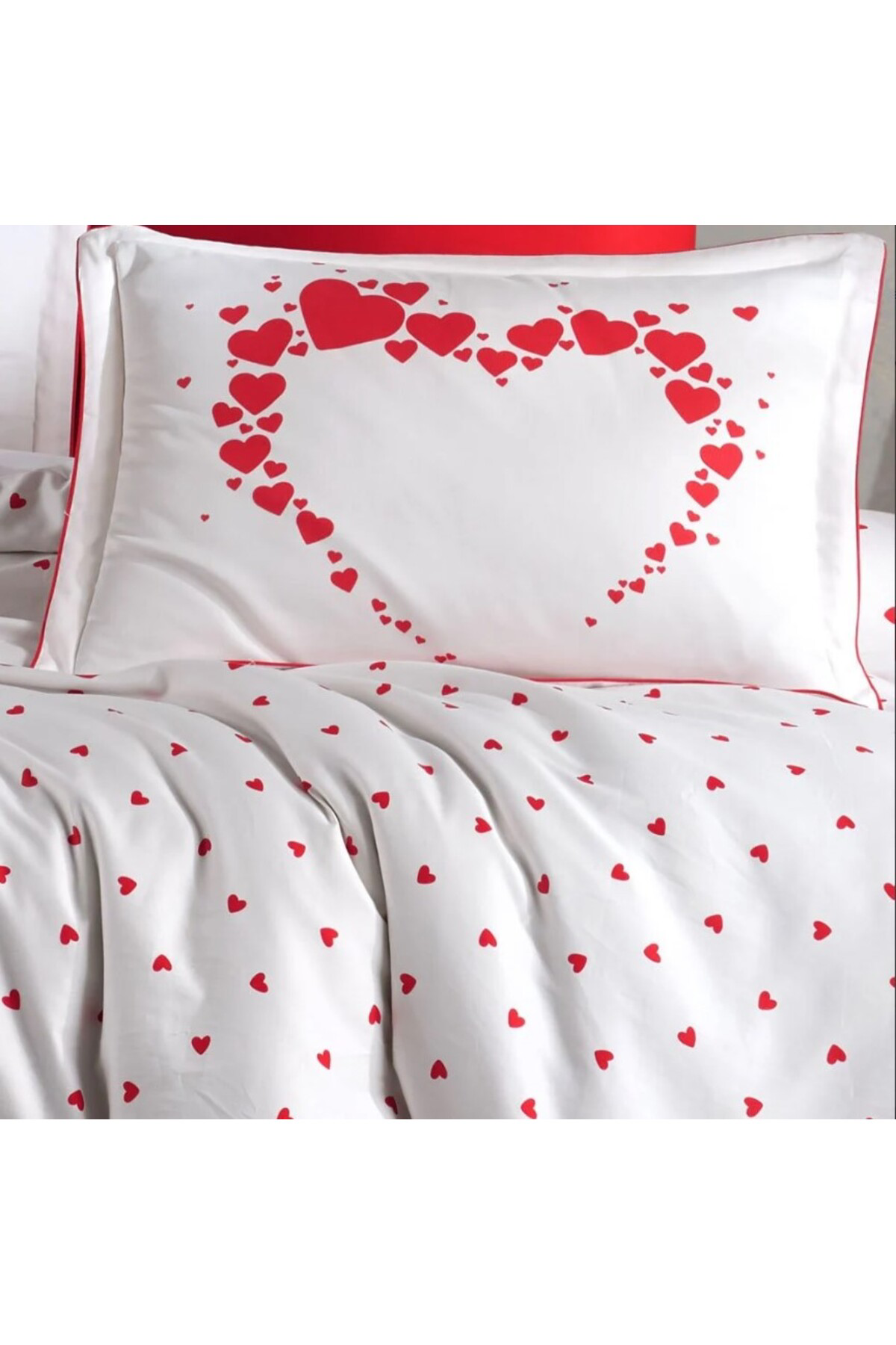 Lisinya Çift Kişilik Saten Nev Amore Beyaz