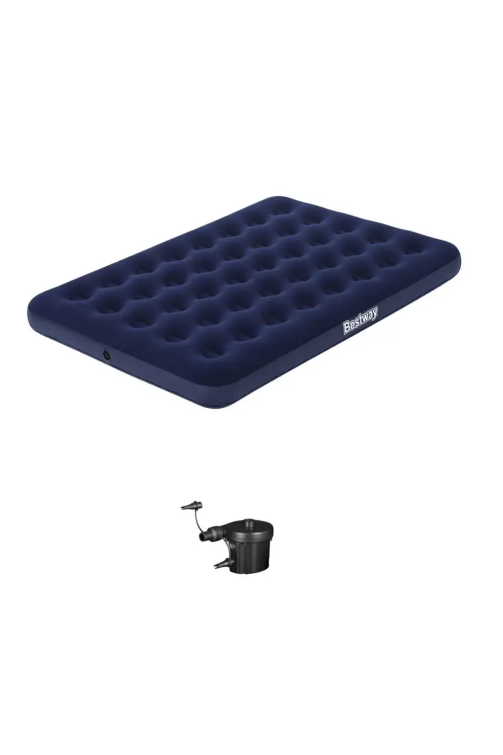 Çift Kişilik Şişme Yatak Elektronik Otomatik Pompa Çakmaklık Giri