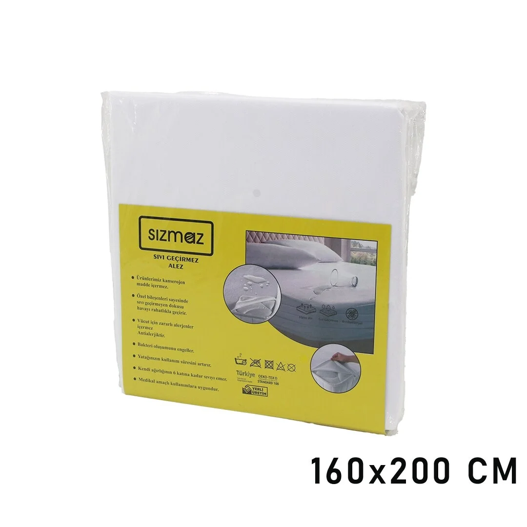 Çift Kişilik  Yatak Koruyucu  Sıvı Geçirmez  Alez  160x200cm   Hava Alır   Antibakteriyel   Antialerjik Bx40 Fiyatı, Yorumları ve Özellikleri