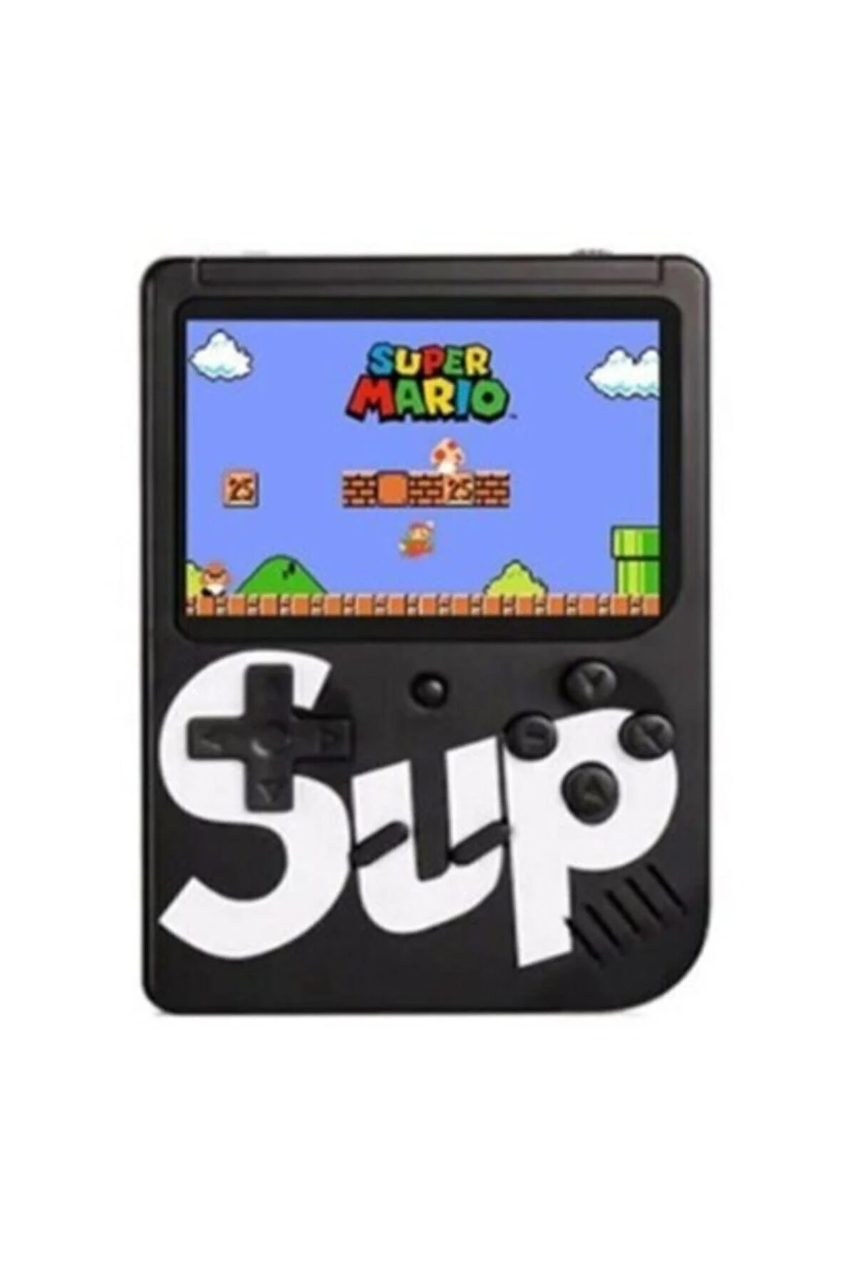 Çift kollu mini atari siyah renk, bluetooth özelliği yok, nostalji oyunlu oyun konsolu